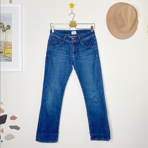 Hudson Straight Leg Pocket Flap Jeans